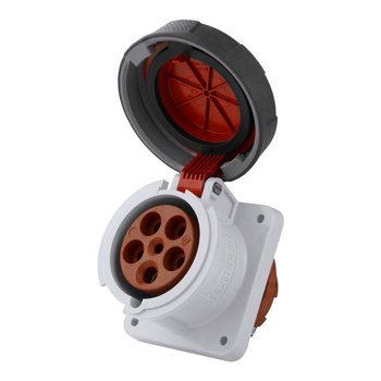 CEE Mennekes Gniazdo 63A 5p 400V IP67 siłowe tablicowe 1128A