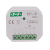 Przekaźnik elektromagnetyczny do puszki zielona lampka F&F PP-1P-230V