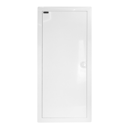 Rozdzielnica modułowa podtynkowa 4x12 zabezpieczona 14xMCB 2xRCCB VDE okablowana skrzynka elektryczna Hager 755,50 x348x98mm zaciski rozgałęźne L1, L2, L3, N, PE Doktorvolt DV-6265-PT
