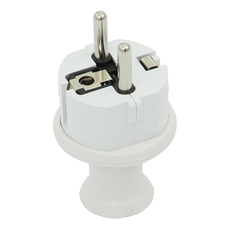 Wtyczka rozbieralna Uni-Schuko 230V 16A biała W-10116