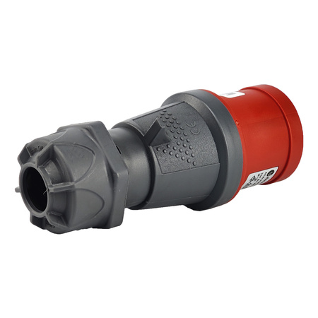 Wtyczka przenośna CEE 4P 32A VDE IP44 400V TP-Electric 3126-301-1601