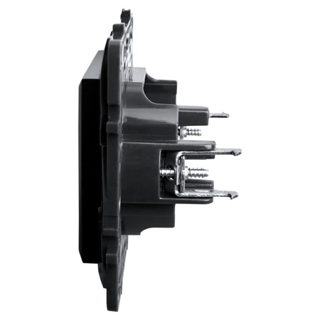 Gniazdo telefoniczne RJ11 czarne Niloe Step 863555