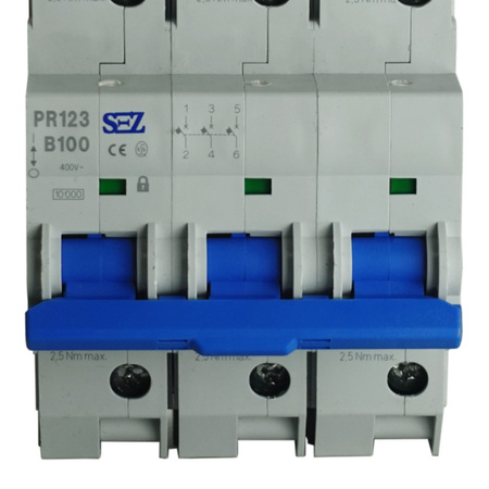 Wyłącznik nadprądowy B100A 3p 10kA PR123 SEZ 0099179