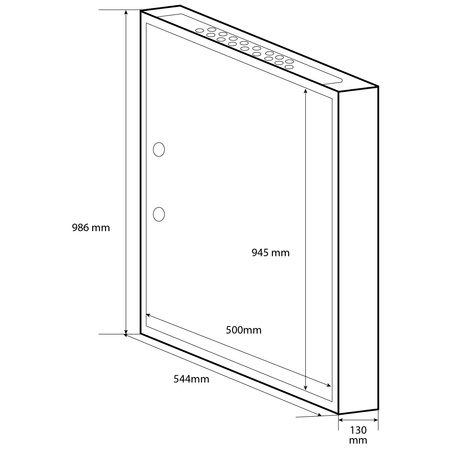Doktorvolt Rozdzielnica natynkowa 5x24 modułowa metalowa IP30 MN120/5/24