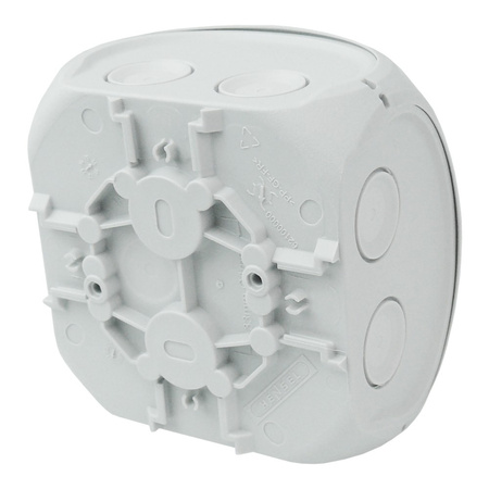 Hensel Puszka odgałęźna 93x93x62 z zaciskami 5x2 5 mm2 IP66 szara DK0202 GZ 6200 DK 0202 GZ