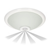 TERRAL. plafon oświetleniowy z czujnikiem ruchu 360st. 2x40W. E27. IP20. szkło matowe OR-PL-302WE27SMR