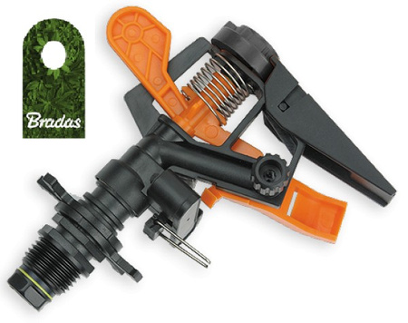 Zraszacz pulsacyjny GZ1/2" 22m AQUA JET BRADAS AJ-TS6001