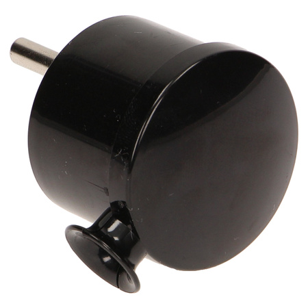 Wtyczka kątowa 2P+Z MINI. czarna WT-15/CZARNY