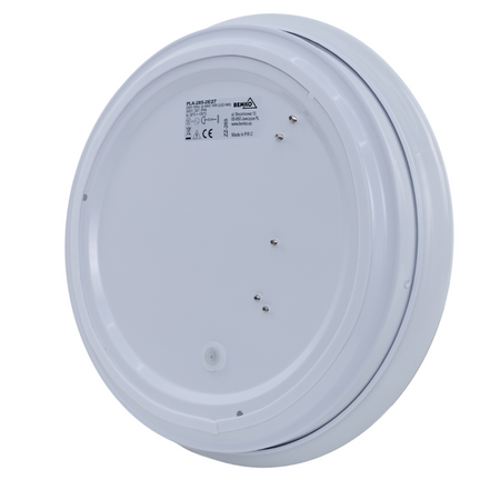 Plafoniera Plato 2xE27 IP44 mleczny klosz biała C37-PLA-285-2E27