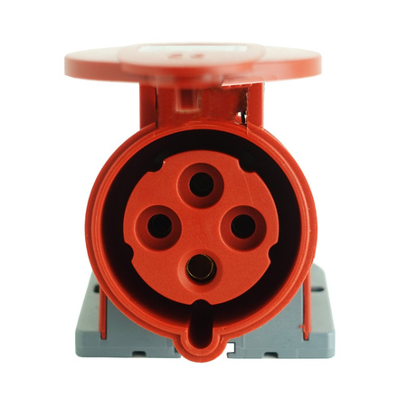 Gniazdo natynkowe CEE 4P 32A IP44 400V VDE TP Electric 3126-307-1600