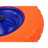 Koło do taczki pełne 4.00-8 PU pomarańczowe G71024