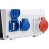 Rozdzielnica budowlana z licznikiem 3F Siemens pTD-S/FI 16A 2x230V gniazda Mennekes Schuko Doktorvolt DV-4784-D