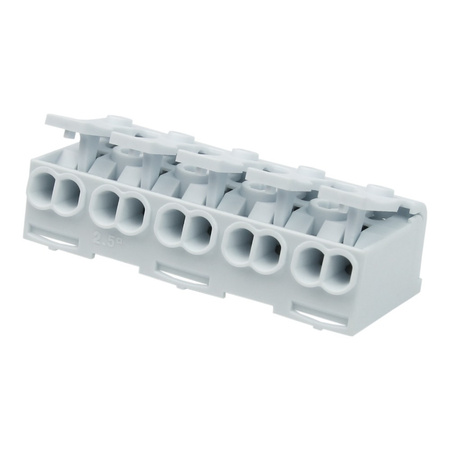 Kostka Elektryczna z Dźwignią Szybkozłączka 5x0.75-2.5mm2 450V VDE DGN DG238-10.0-05P-19-03