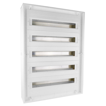 Rozdzielnica podtynkowa DARP-120 120 modułowa 5x24 IP54 z aluminiowymi drzwiami E-P 9.524