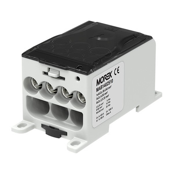 Blok rozdzielczy Cu-425A Al-380A 1P na TH35 OJL 400A Morek MAB1401S10