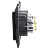 Gniazdo TV-R-SAT do instalacji typu gwiazda 1,5 dB czarne Niloe Step 863580