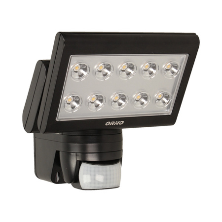 SIROCCO LED 25W. naświetlacz z czujnikiem ruchu. 1500lm. IP44. 4000K czarny