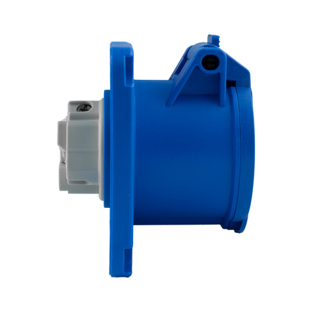 Gniazdo tablicowe 230V 16A/3P proste siłowe 75x75 mm VDE TP Electric 0104