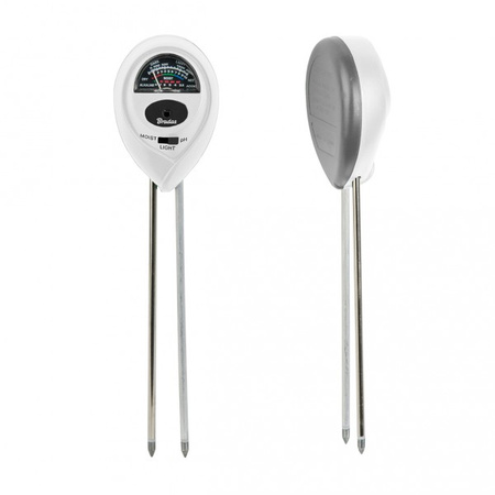 Miernik ogrodowy 3 funkcyjny - OVAL WHITE LINE Bradas WL-M12