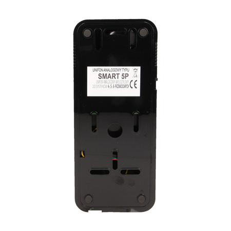 Unifon wielolokatorski do instalacji 4.5.6-żyłowych SMART 5P. CYFRAL. biało-czarny SMART 5P/BI-CZ