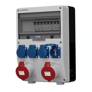 Rozdzielnica budowlana TD-S 2x32A 4x230V gniazda Mennekes Doktorvolt DV-1790-F