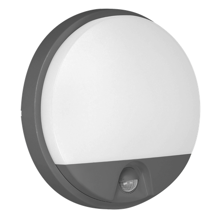 AGAT LED 10W oprawa ogrodowa z czujnikiem ruchu 140st 800lm IP54 4000K szara OR-OP-6111GLPMR4