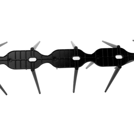 Kolce plastikowe odstraszacz na ptaki 34cmx3cmx9,5cm czarne skuteczna ochrona przeciw ptakom DV-KOLCE-CZ