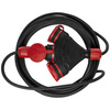 Przedłużacz trójdrożny 25m 250V 16A Schuko 3×2P+Z H05RR-F 3×1,5 mm² IP44 W-01194