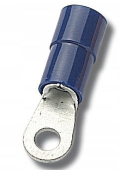 100 sztuk Końcówki izolowane oczkowe 2,5 mm M8 EM00237