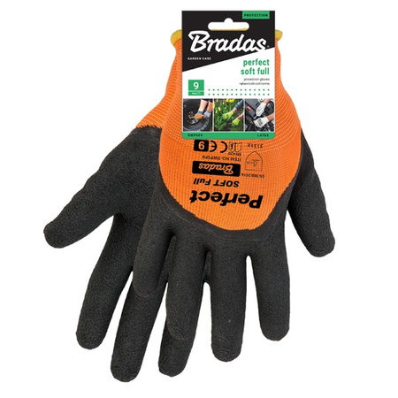 Rękawice ochronne PERFECT SOFT FULL lateks rozmiar 9 BRADAS RWPSF9