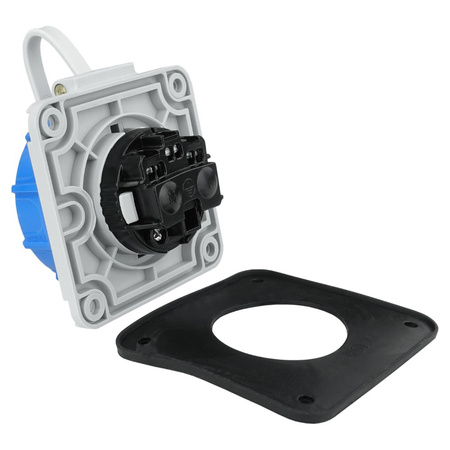 Gniazdo hermetyczne tablicowe Schuko 230V IP68 3101-375-0900