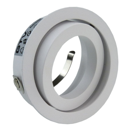 Oprawa sufitowa GU5.3 MR16 IP20 biała aluminiowa natynkowa dekoracyjna ruchoma tuba Sensa GTV OS-SEN5087OKB-10