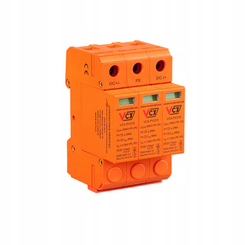 Ogranicznik przepięć PV DC Typ C 3P 1000V T2 ochronnik przepięciowy fotowoltaiczny DC C3P 1000 PV375