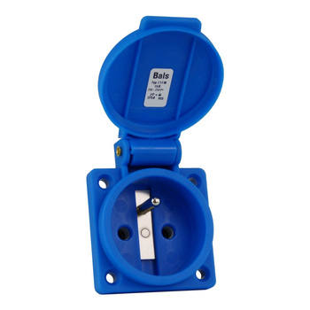 Gniazdo tablicowe jednofazowe Quick-Connect 230V IP54 Typ E 71118 Bals OEM-71118