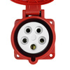 Gniazdo tablicowe proste CEE 400V 32A/5P 75x75 mm VDE TP Electric 3107-322-1675