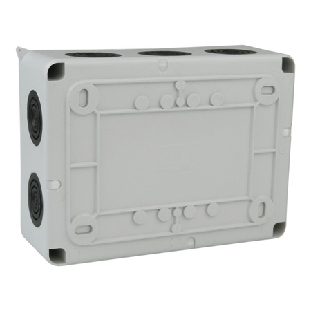 Puszka natynkowa z dławikami wym/wew 150x110x70 mm 10membran IP66 M-L 008.PG.K