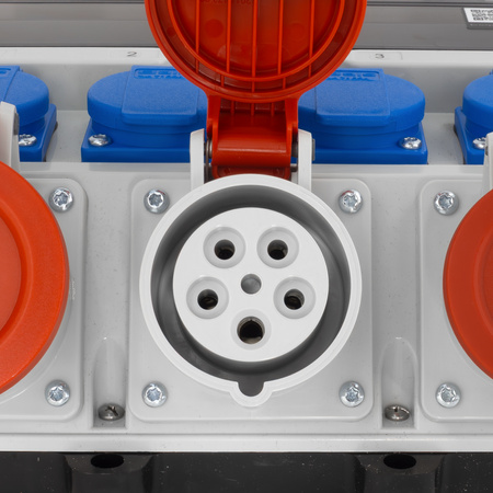 Rozdzielnica budowlana TR-S 32A 2x16A 4x230V Schuko Doktorvolt DV-7273-D