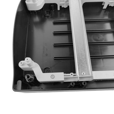 Rozdzielnica natynkowa IP65 24 (12+12) czarna modułowa transparentne drzwi M-L 2x12 HIGHT 940.24.NN