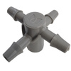 50x Czwórnik do emiterów i kroplowników patykowych 5mm wtyk na wąż 3x5mm DSK-5135L5-50
