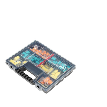 Zestaw złączek instalacyjnych HOUSE. 123 sztuk. Wciskane: 30x 2-przew. 30x 3-przew. 25x 4-przew. 20x 5-przew. 10x 6-przew.... OR-SZ-8007