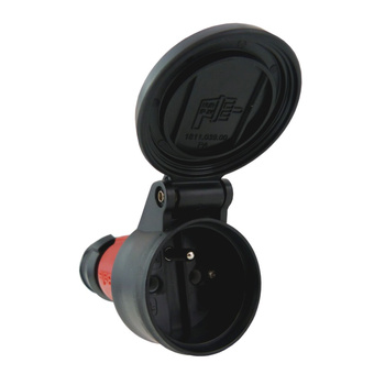 Gniazdo przenośne 2P+PE 16A 230V IP54 czerwone 7493 BALS BL 7493