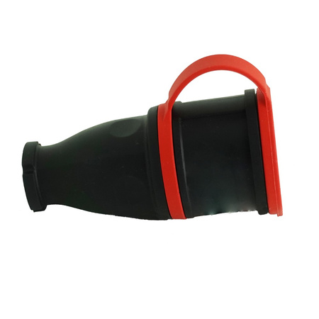 Gniazdo przenośne proste 16A 230V 2P+Z czarne Schuko 3101-304-0300
