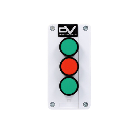 Kaseta sterownicza 3 przyciski 10/6A 230V IP65 DV-0089
