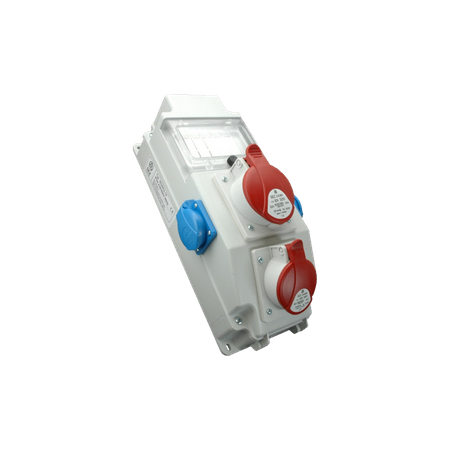 Rozdzielnica 1x32A/5P 1x16A/5P 2x250V okienko ROS 5/X-15 A