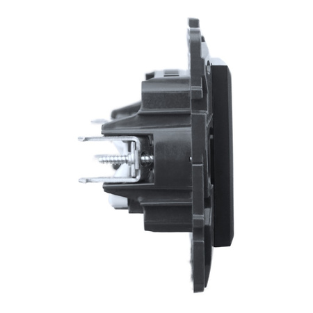 Gniazdo komputerowe podwójne RJ45 czarne Niloe Step 863560