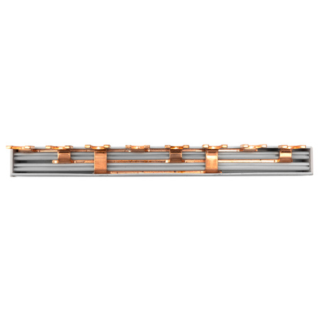Szyna łączeniowa grzebieniowa 3-fazowa 8-modułowa 12mm2 80A DV-6701-PSG