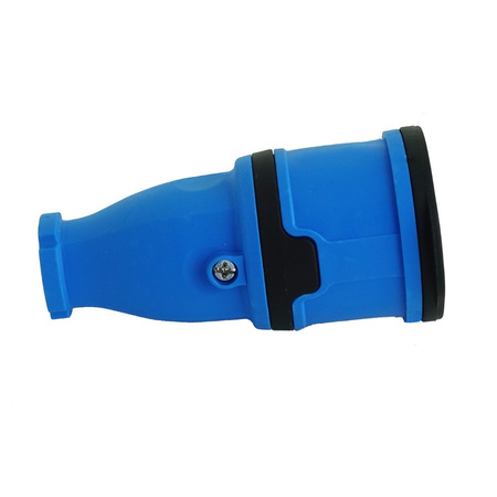 Gniazdo przenośne proste 16A 230V 2P+Z niebieskie Schuko 3101-304-0900