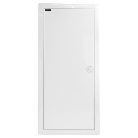 Rozdzielnica modułowa podtynkowa 4x12 zabezpieczona 14xMCB 2xRCCB VDE ogranicznik przepięć Saltek okablowana skrzynka elektryczna Hager 755,50 x348x98mm zaciski rozgałęźne L1, L2, L3, N, PE Doktorvolt DV-6258-PT