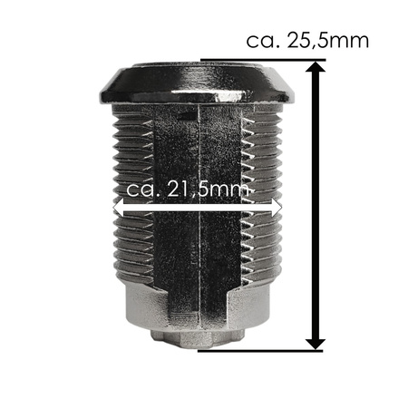 Zamek metalowy do rozdzielnic serii NEO RH hermetycznych ZRH 36.80 E-P 4408