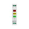Lampka sygnalizacyjna trójfazowa 230V/400V diody LED 3-f czerwony zielony żółty Doktorvolt DV-5596
